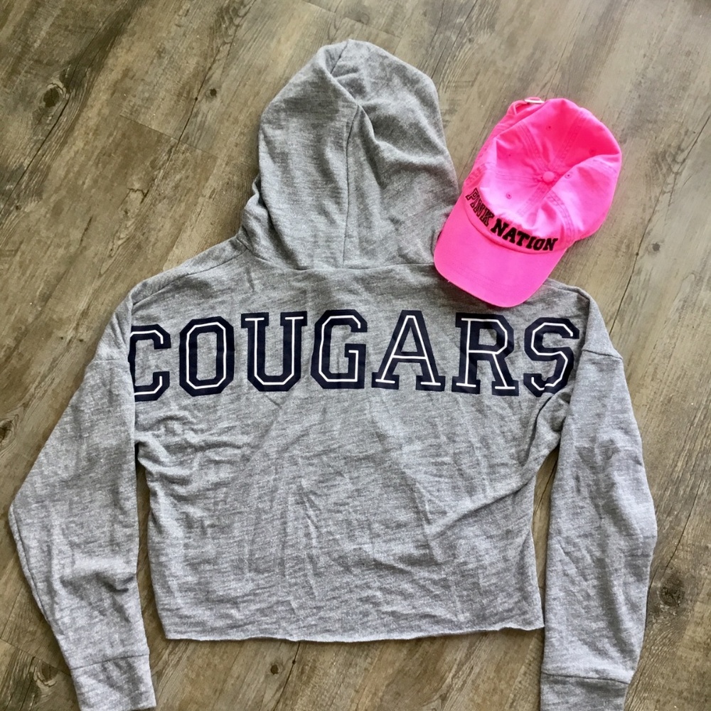 Victoria's Secret PINK Campus Half-Zip Hoodie - Picture 2 of 6